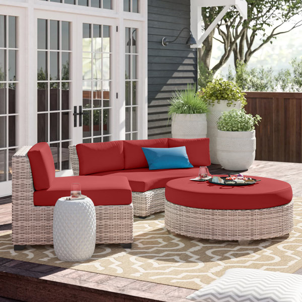Sol 72 Outdoor™ Waterbury Outdoor 6'' Replacement Cushion Set Cushion
